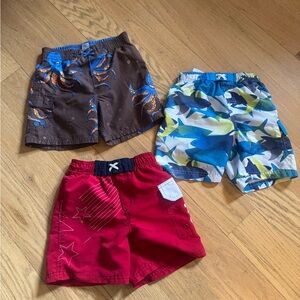 Lot Of 3 Boys Swim Trunks Size 3T